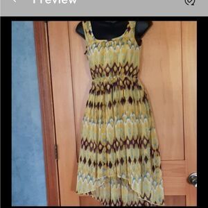 Christian Ferre Summer sleeveless pleated dress Size S